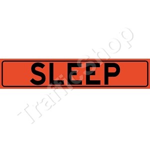 Autobord SLEEP sticker 50x10cm